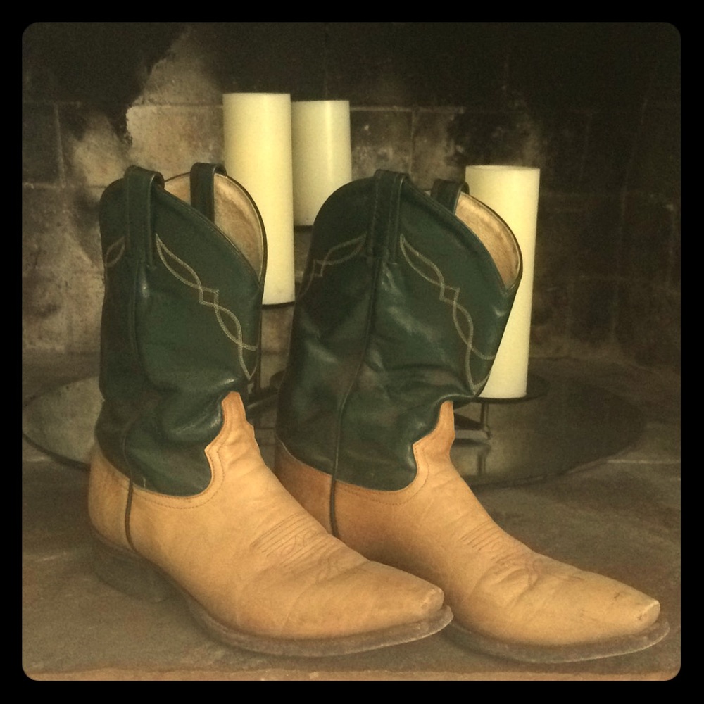 Tony Lama Vintage Cowboy Boots Men’s 9